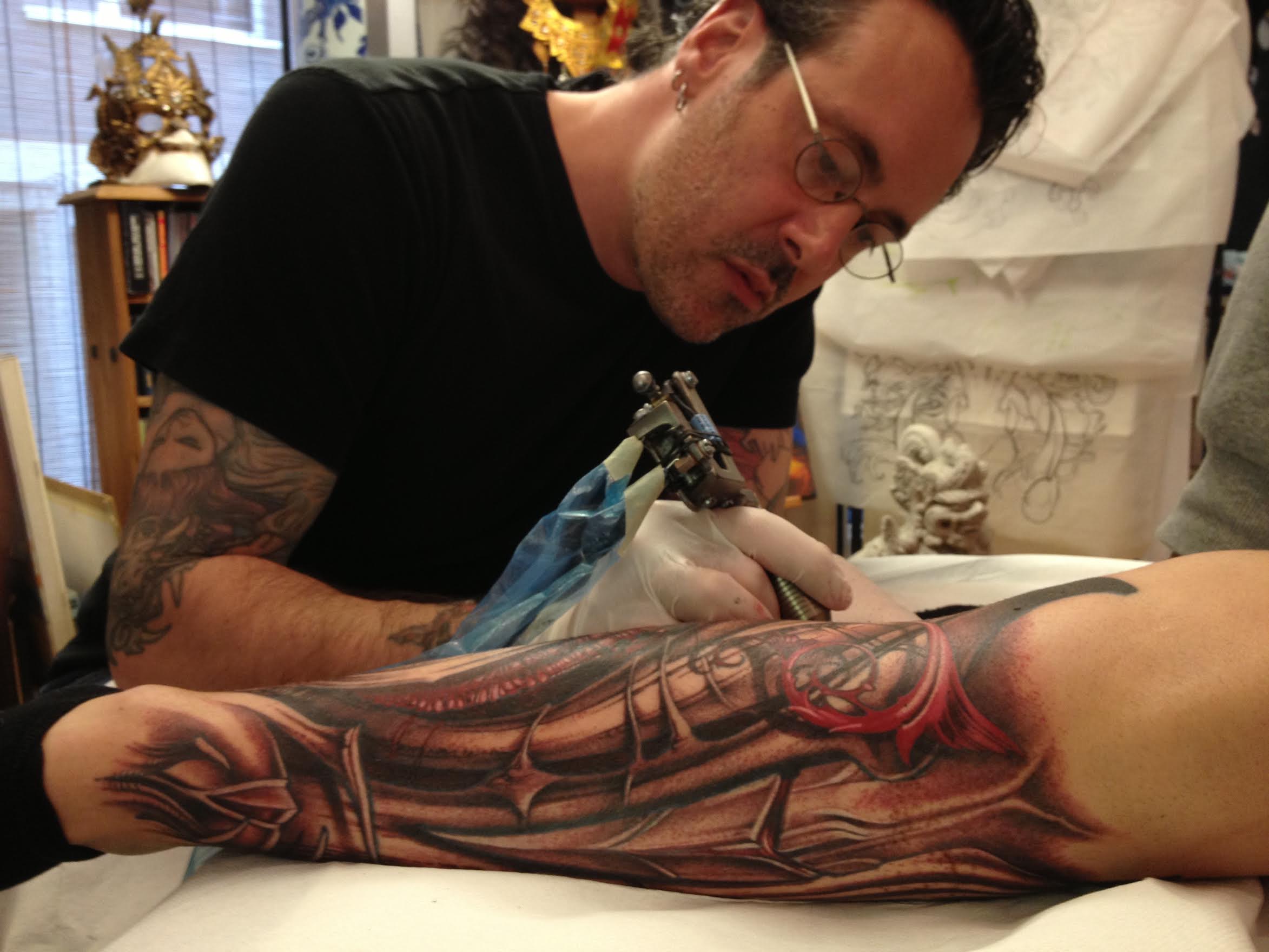 Rob Koss, who founded the XXXtattoo studio in Lucerne