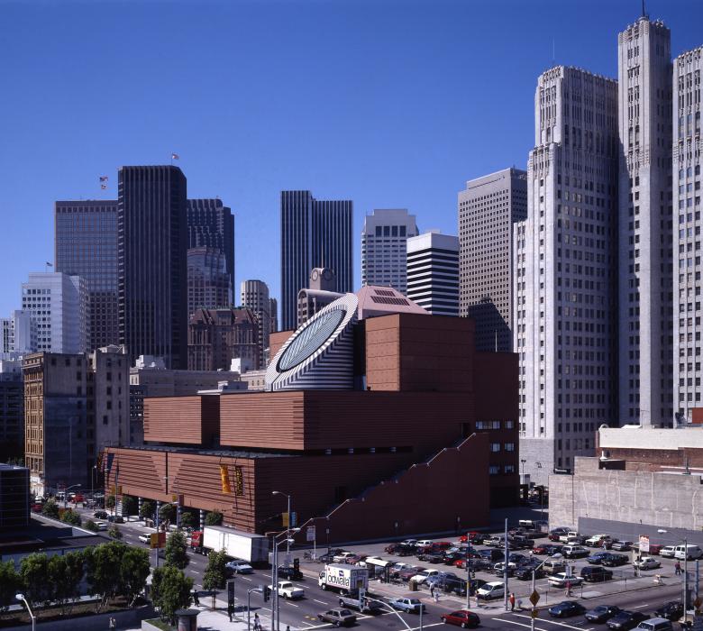 Cercle, carré, rectangle: le musée d’art moderne de San Francisco est composé de formes simples, avec lesquelles aime jouer Mario Botta. © Pino Musi