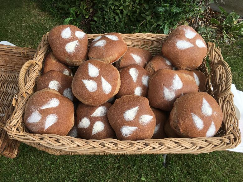 Bread made from the VANILNOIR variety bred by Agroscope for its flavour and dark colour © Carole Parodi Agroscope