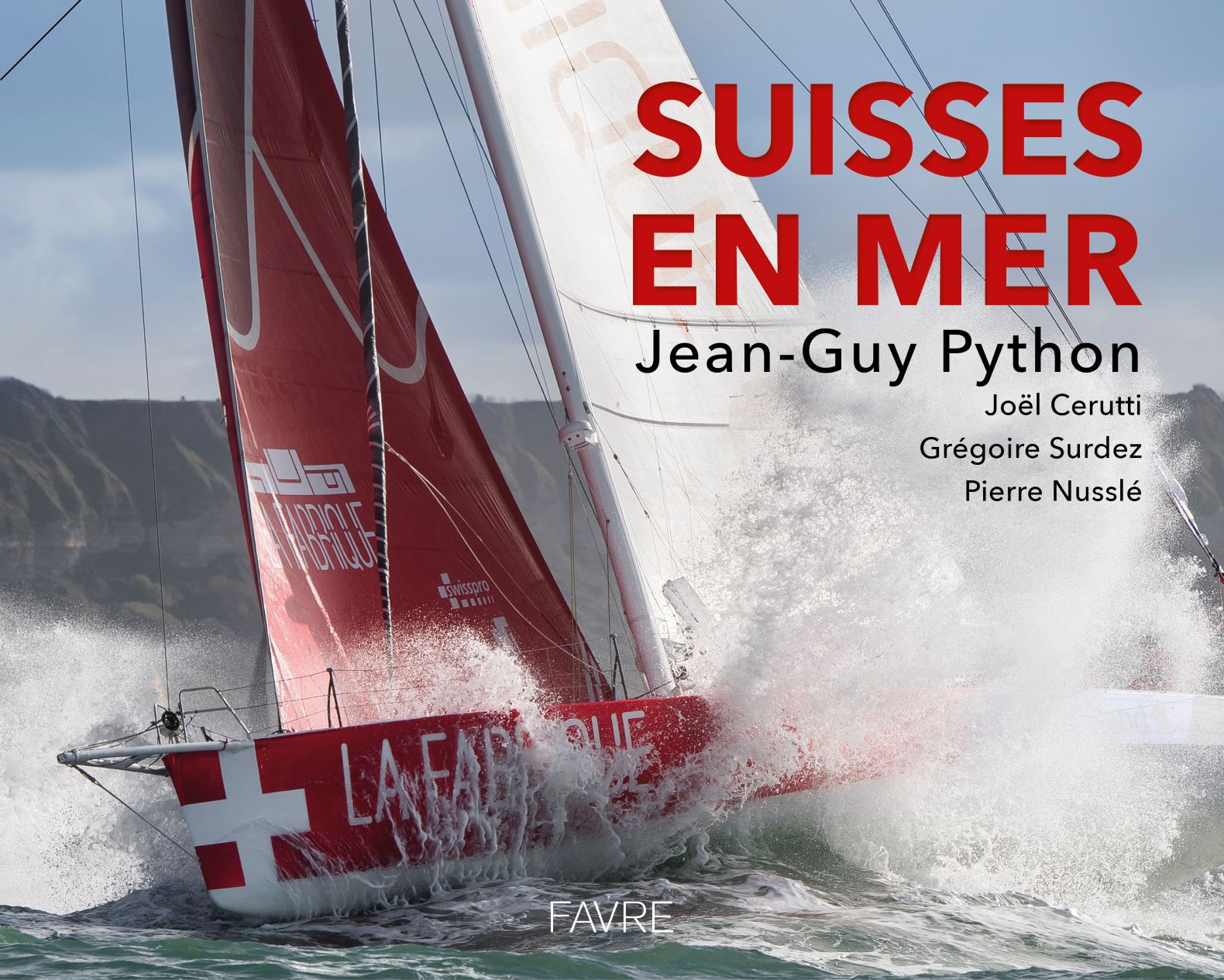 The cover of the book 'Suisses en mer'