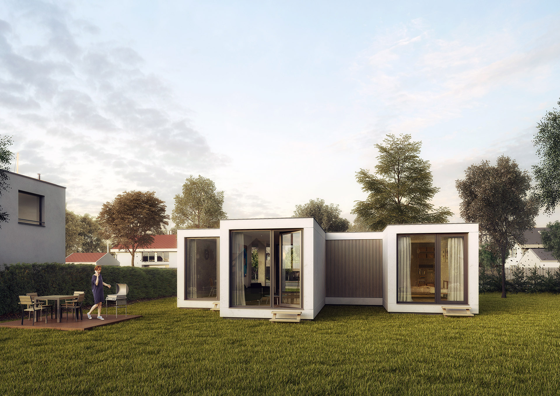 Swiss made plastic house