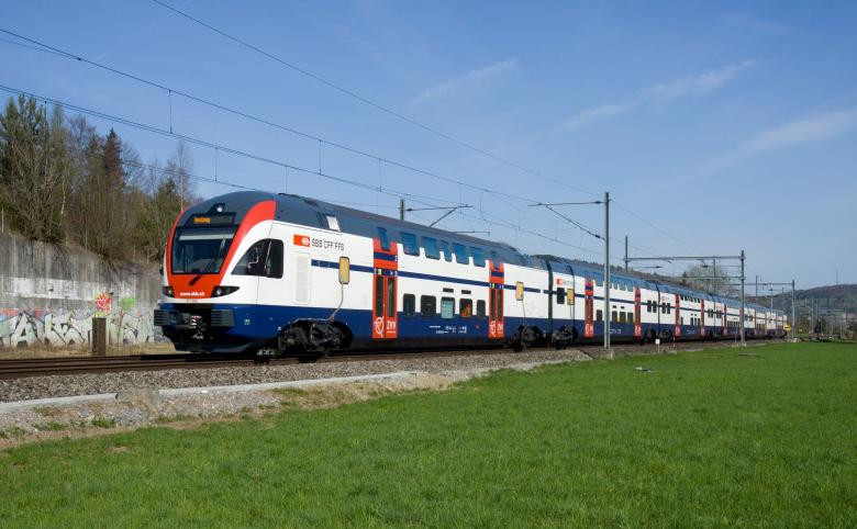 Un train des chemins de fer fédéraux (SBB CFF FFS)