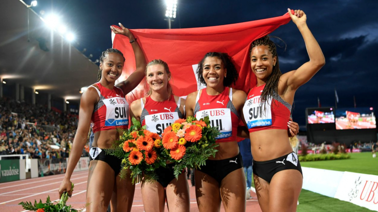 2)	En 2018, elles pulvérisent le record suisse lors d’Athletissima à Lausanne