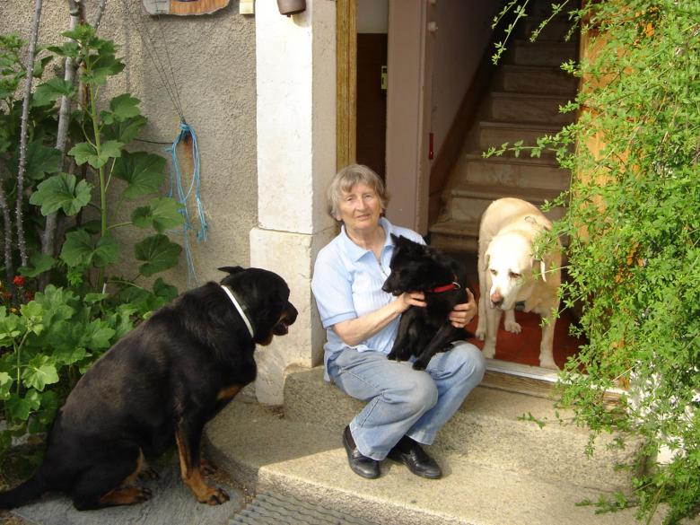 Françoise Berguer on her estate