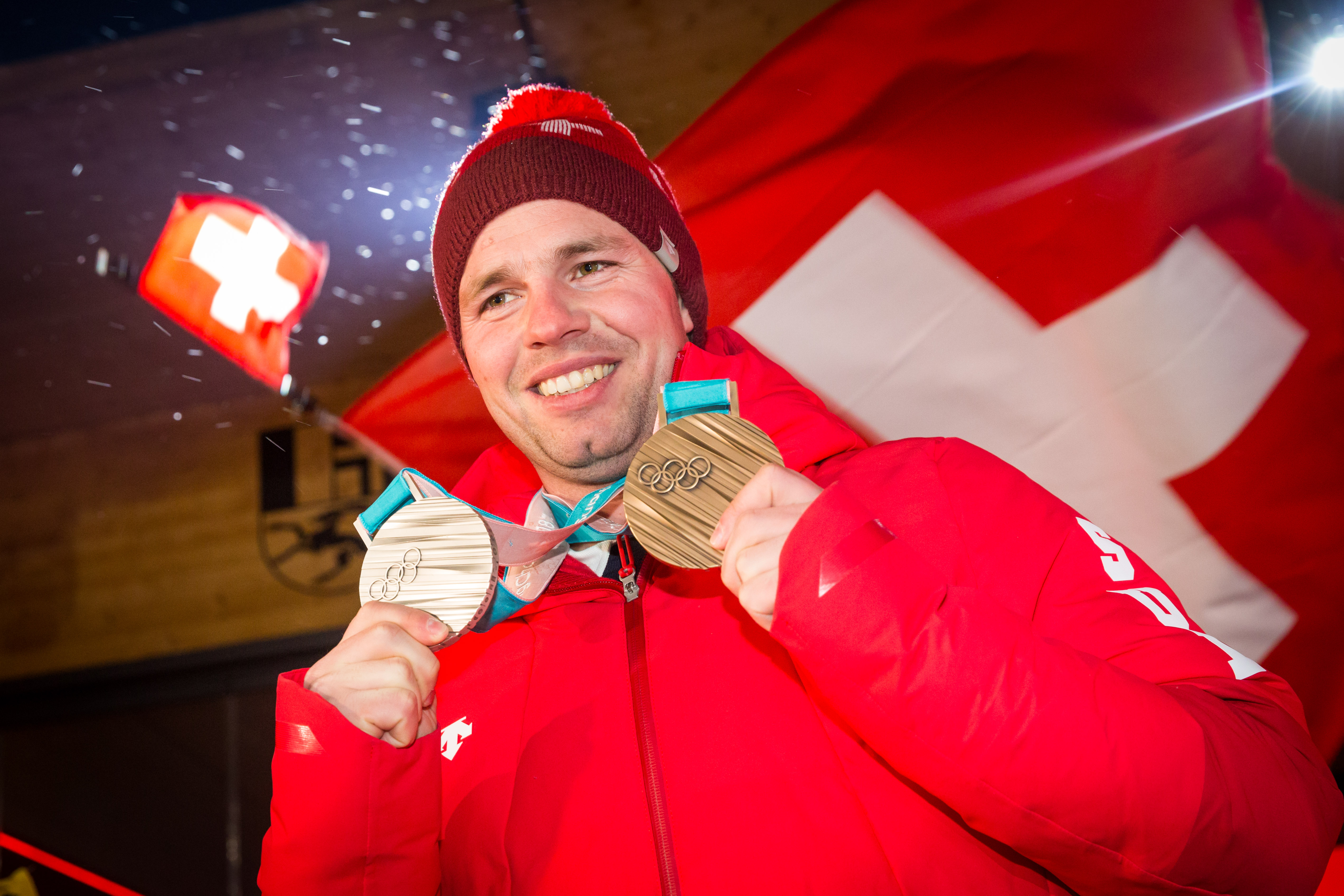 Beat Feuz – Gewinner der Bronzemedaille in der Abfahrt 2018