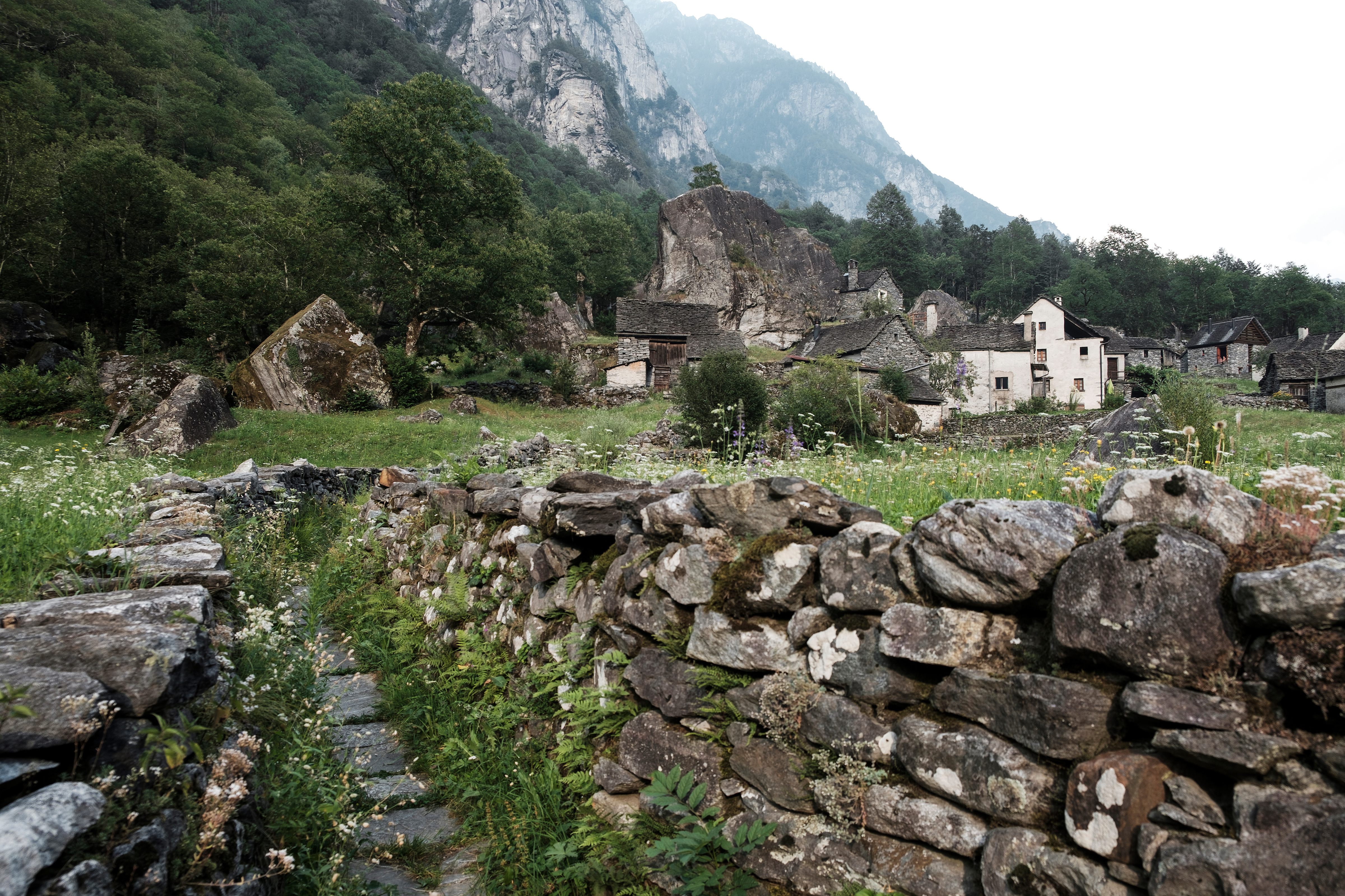 Der Weiler Sabbione im Val Bavona.  © Claudio Bader