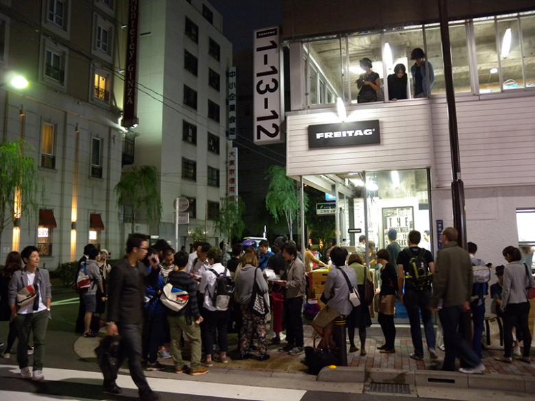 The first FREITAG store in Tokyo (Ginza) © Palika