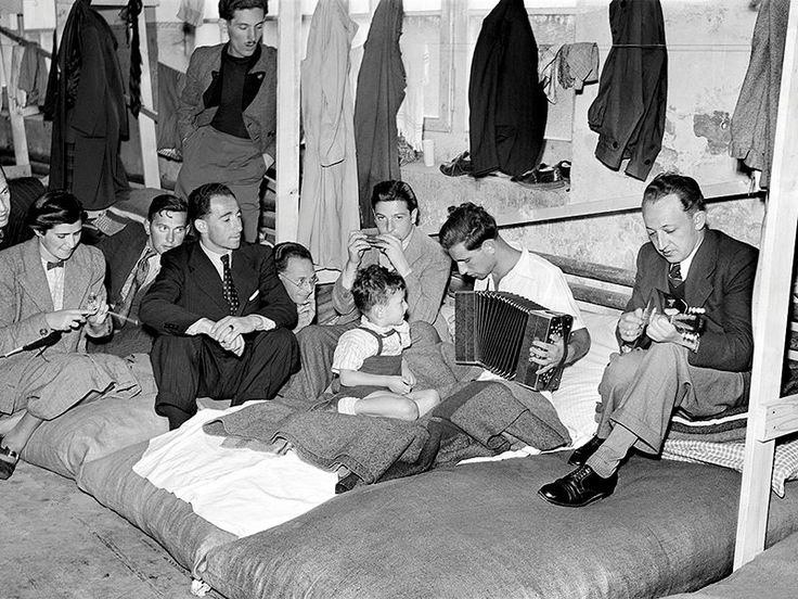 Refugees in the camp at Diepoldsau in August 1938