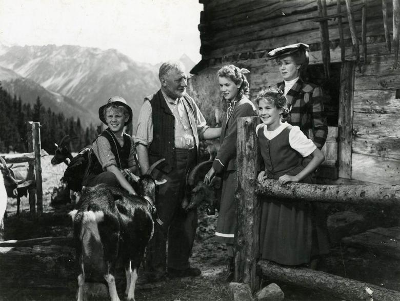 Las películas de Heidi de la década del '50 fueron inmensamente populares.