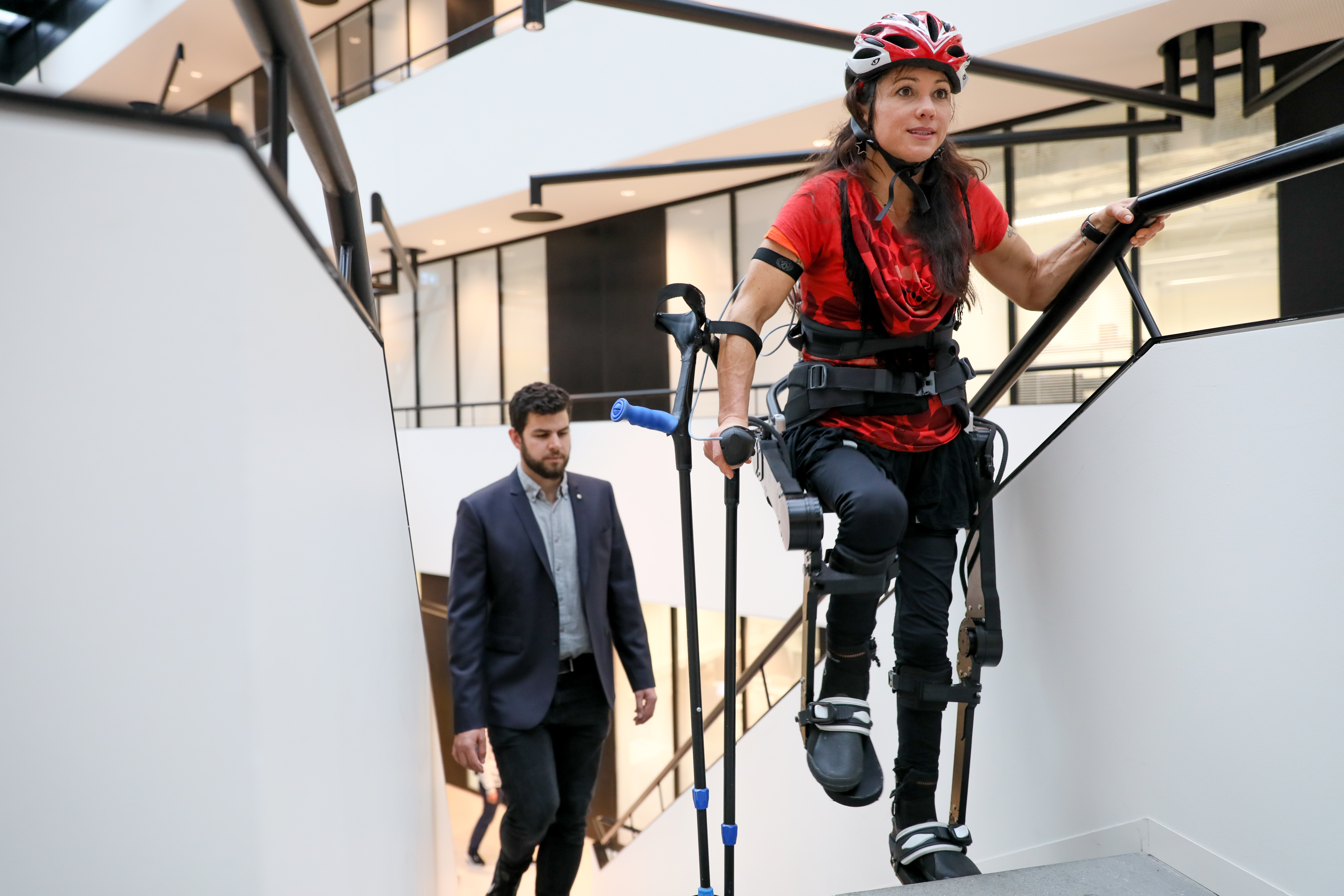 The exoskeleton  promising developments in robotics for 