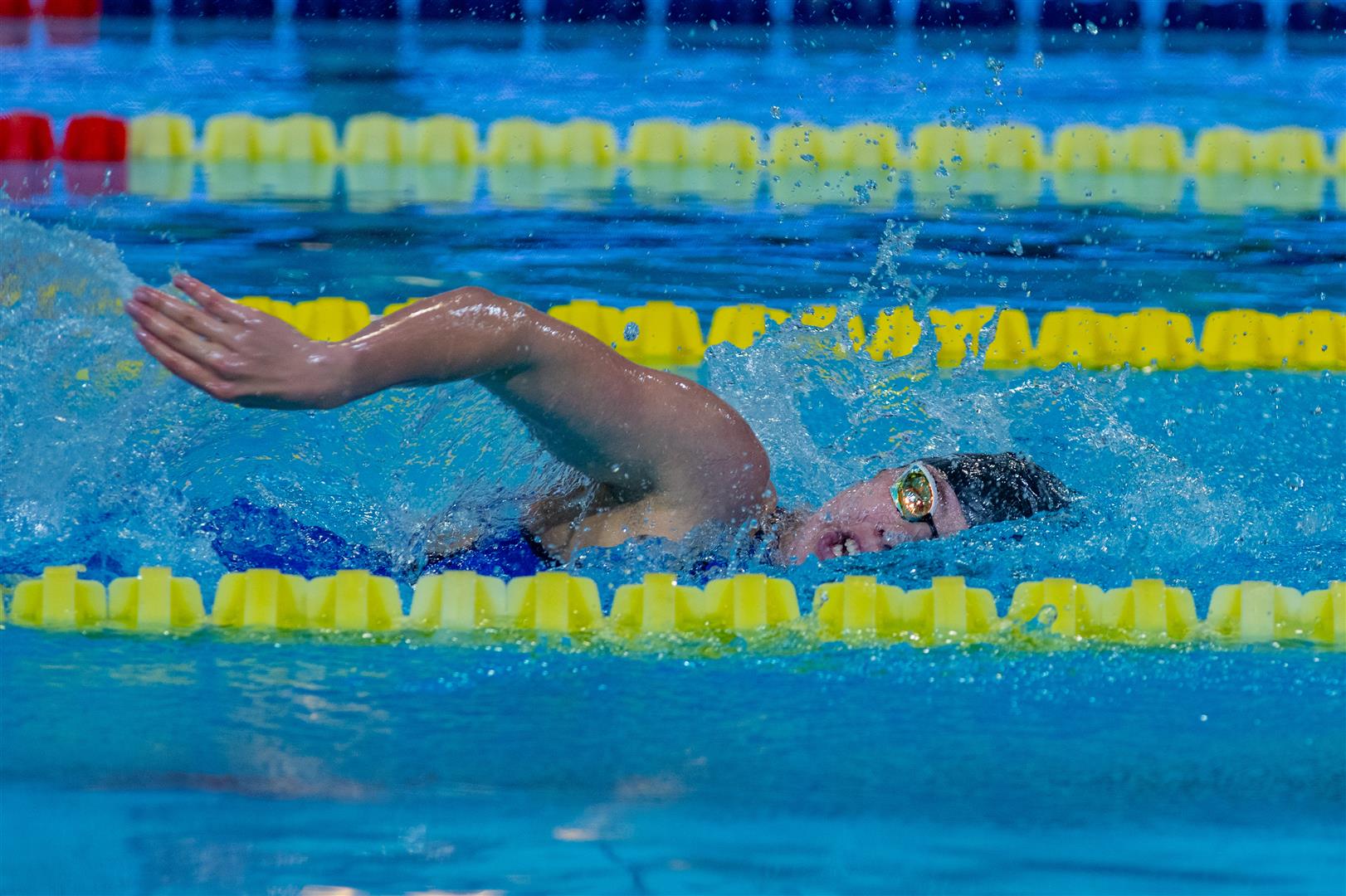 Nora Meister at the European Swimming Championships in Funchal in 2021.