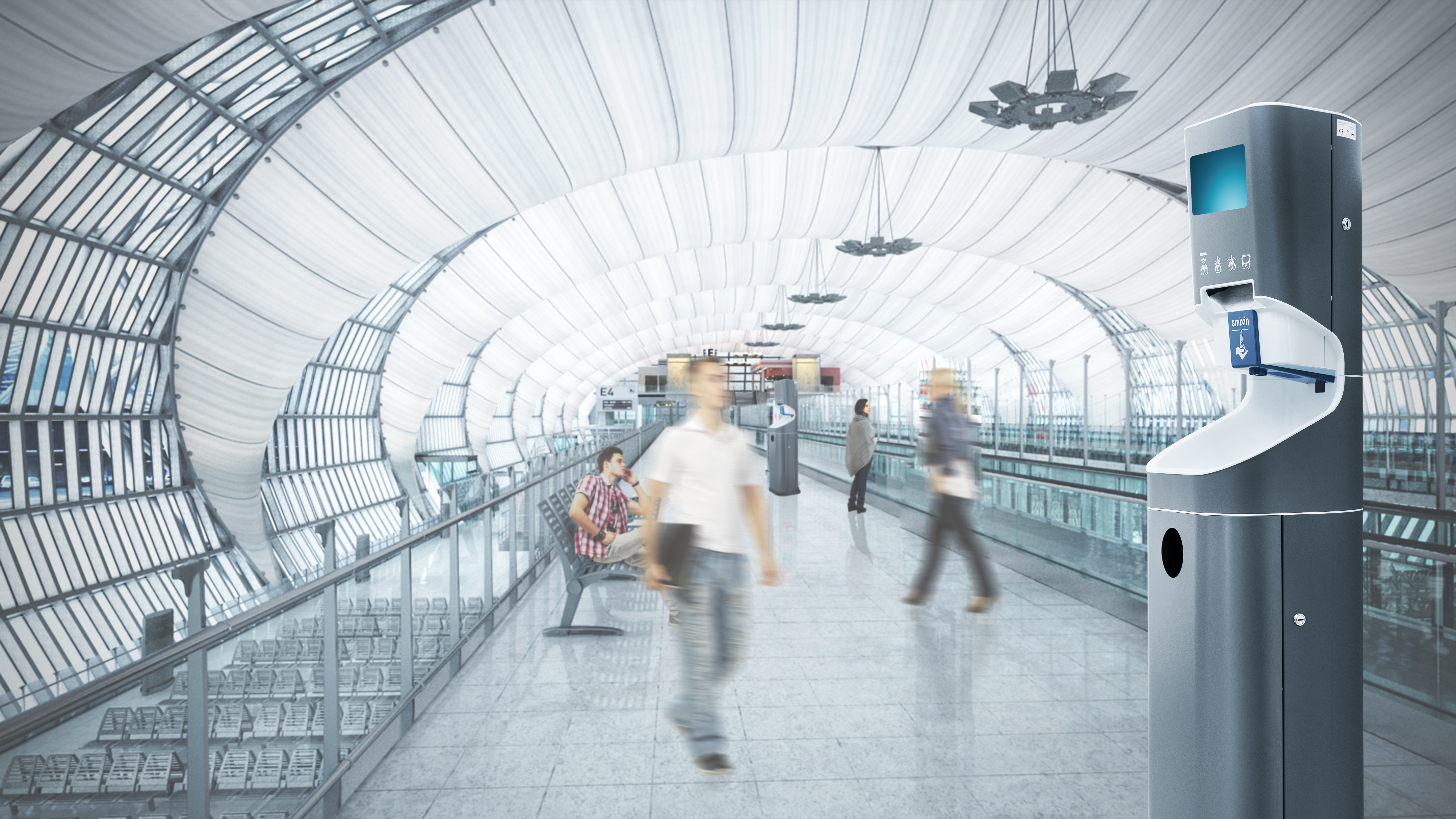 Smixin in einem Bahnhof © Smixin 