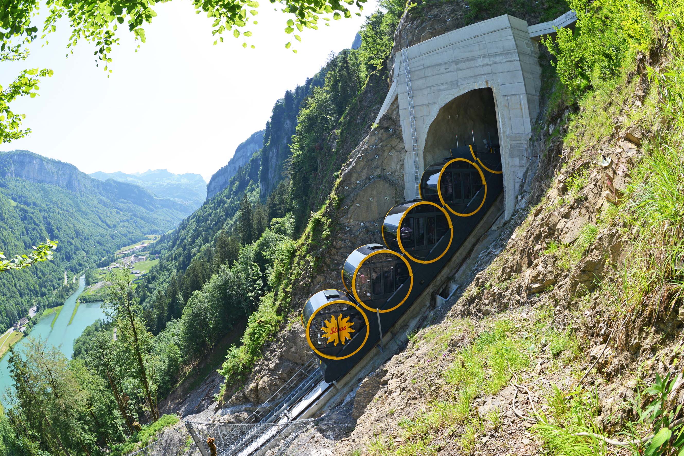 Funicular railway Stoos © Stoosbahnen AG