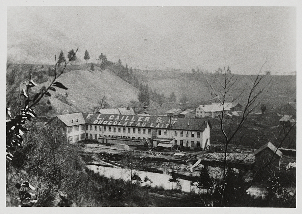 En 1897, la société Cailler achète une propriété vers le Moulin à Broc et en 1898 la chocolaterie est opérationnelle. 