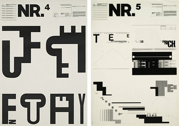 Wolfgang Weingart, Typography process 4 & 5
