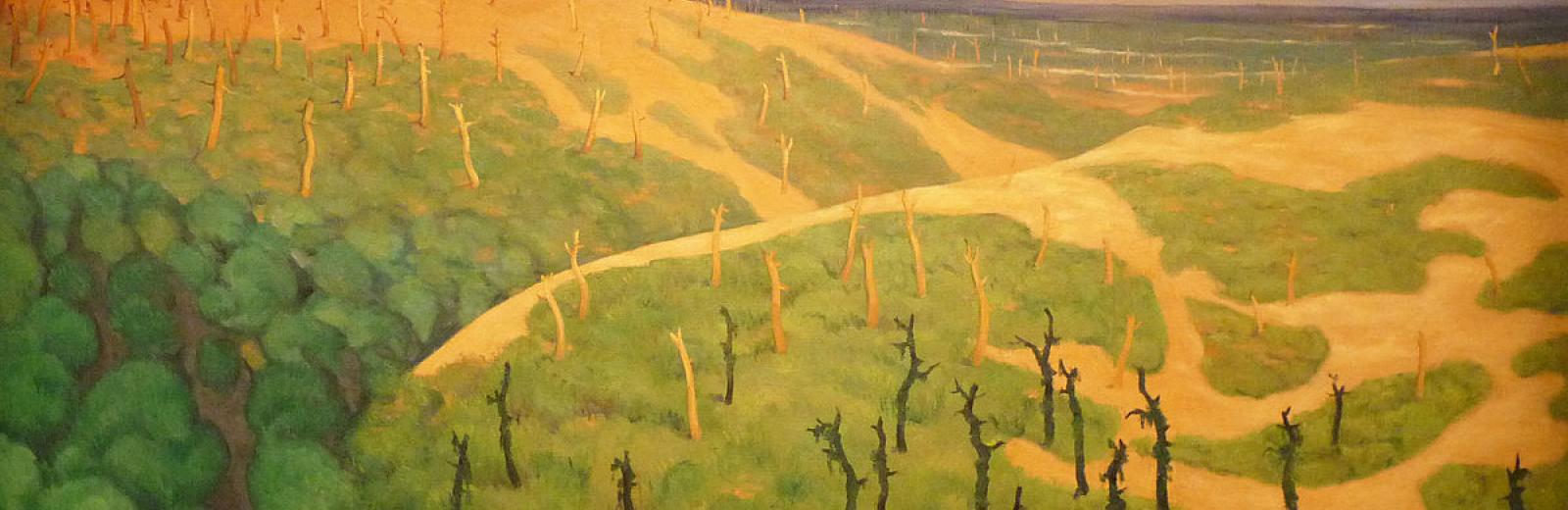 Félix Vallotton, The Gruerie Forest and the Meurissons Ravine, 1917 © Wikipedia Commons