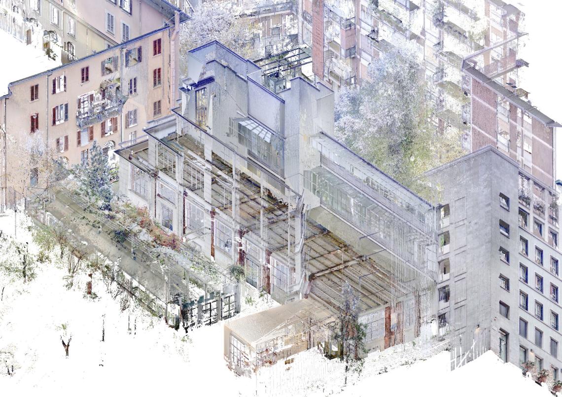 Plan of the Casa degli artisti, Milano