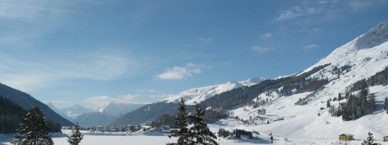Cliché hivernal de Davos