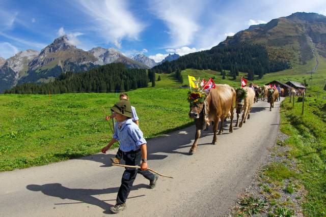 The Désalpe in Engelberg