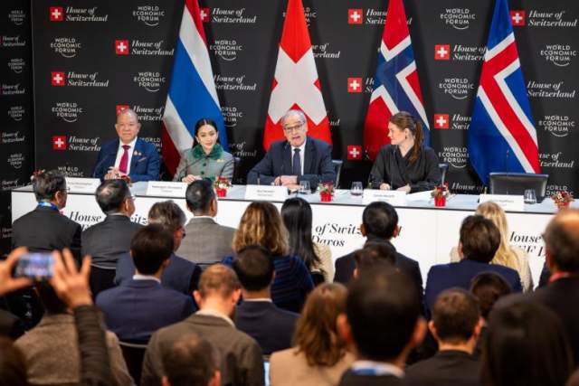 The House of Switzerland Davos hosts events that help safeguard and promote Switzerland's interests