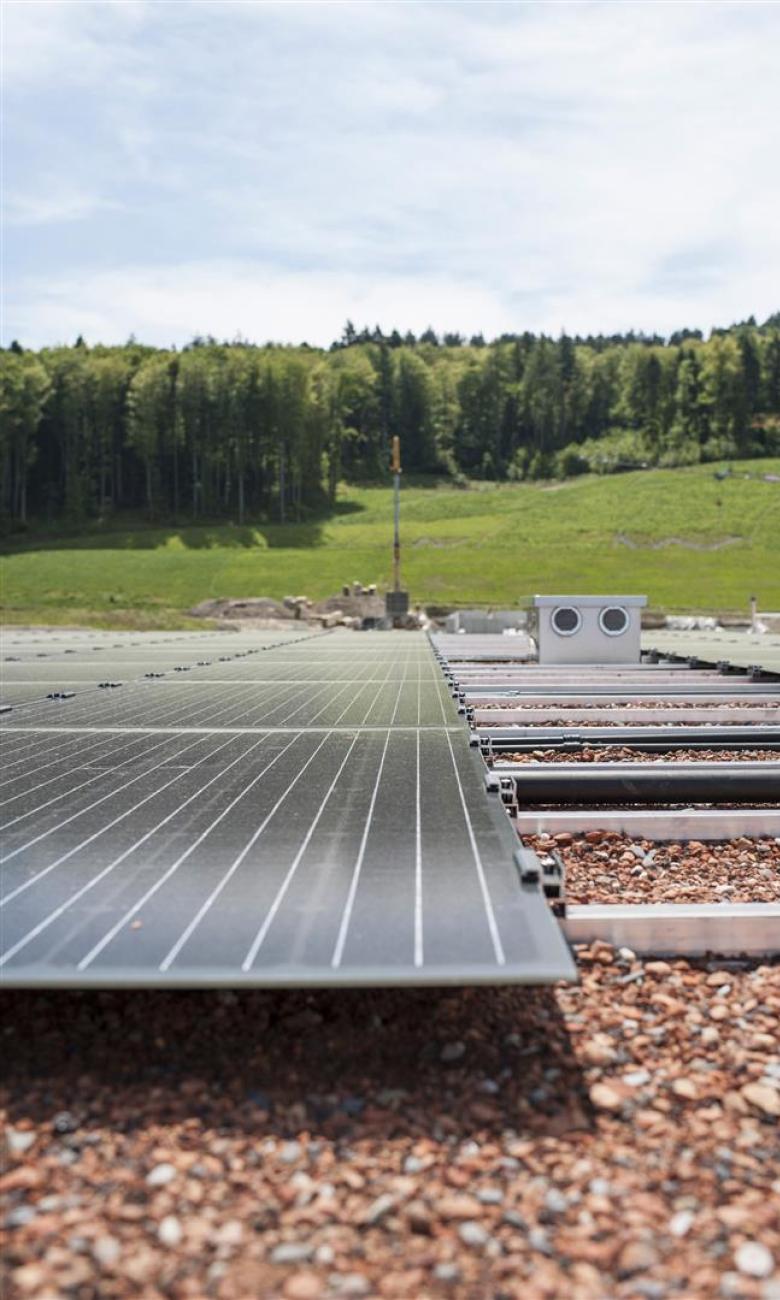 paneles solares en Suiza