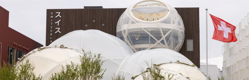 Swiss Pavilion at Expo 2025 in Osaka © FDFA, Presence Switzerland