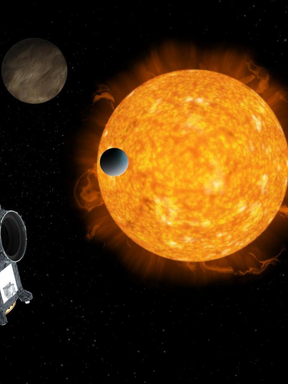 Artist's impression of the space telescope © ESA/ATG medialab