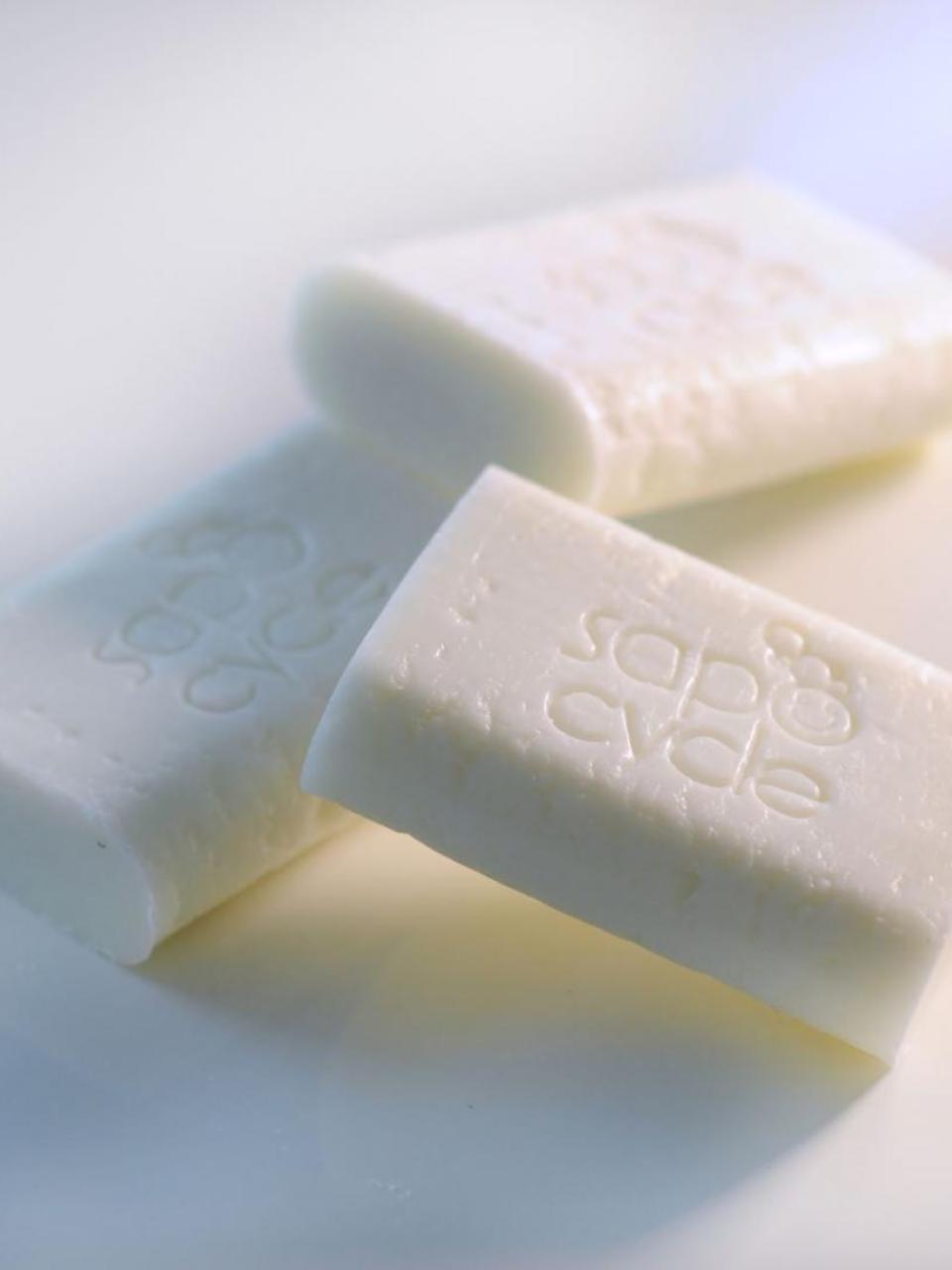 SapoCycle makes new bars of soap out of used hotel soaps. 