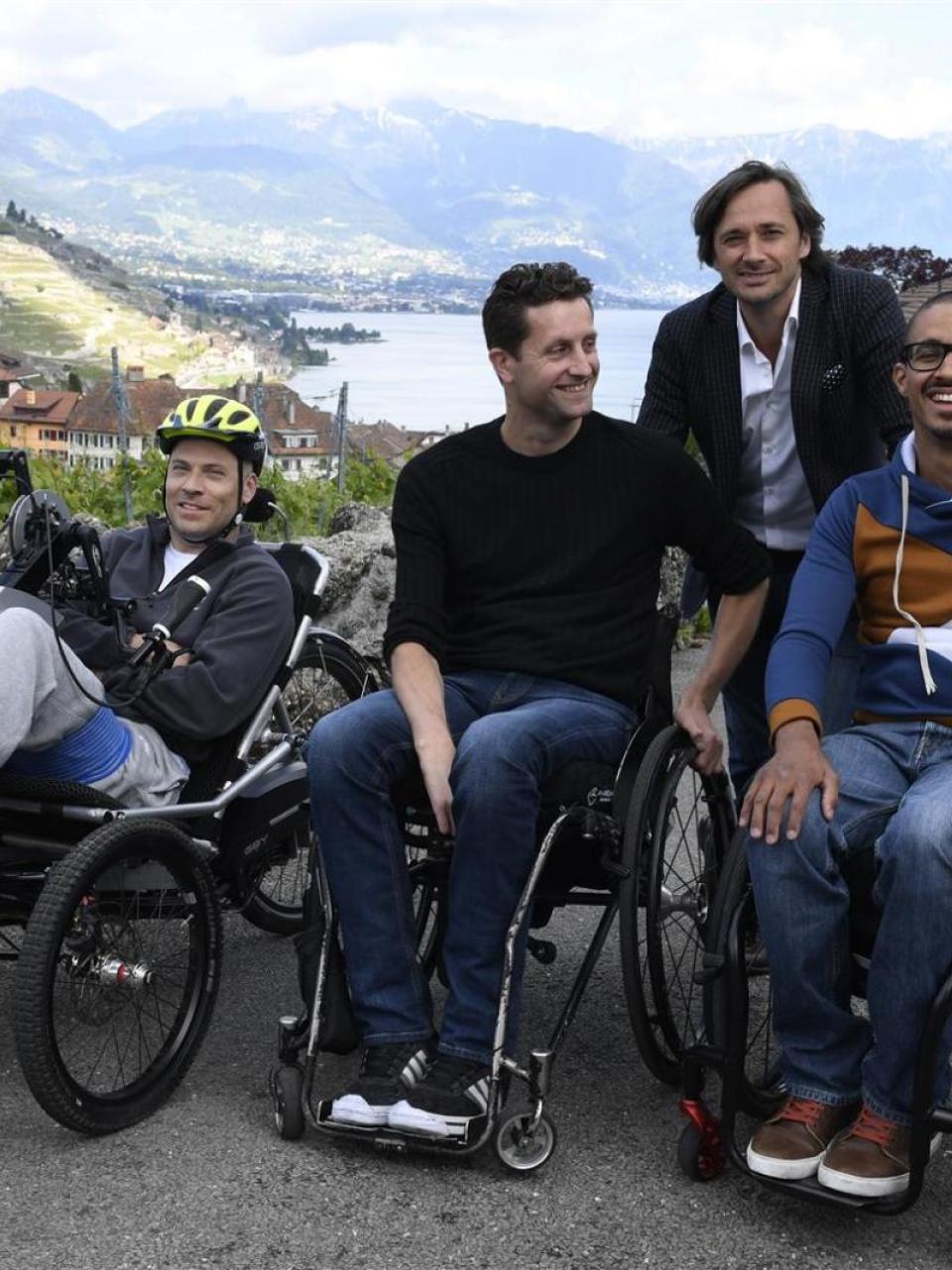Sebastian, Gert-Jan, Grégoire and David